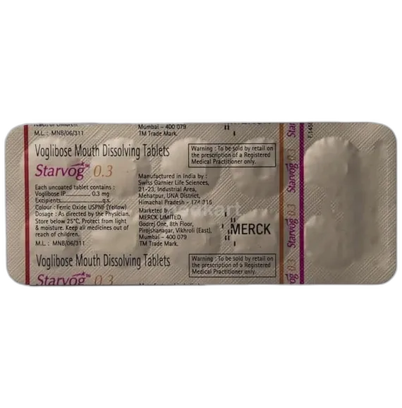 starvog 0.3mg tablet 10's